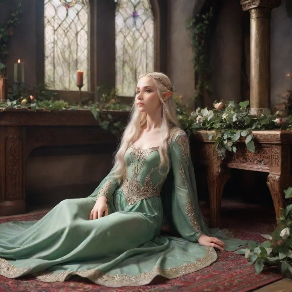 aitrending elven princess lays on altar good looking fantastic 1