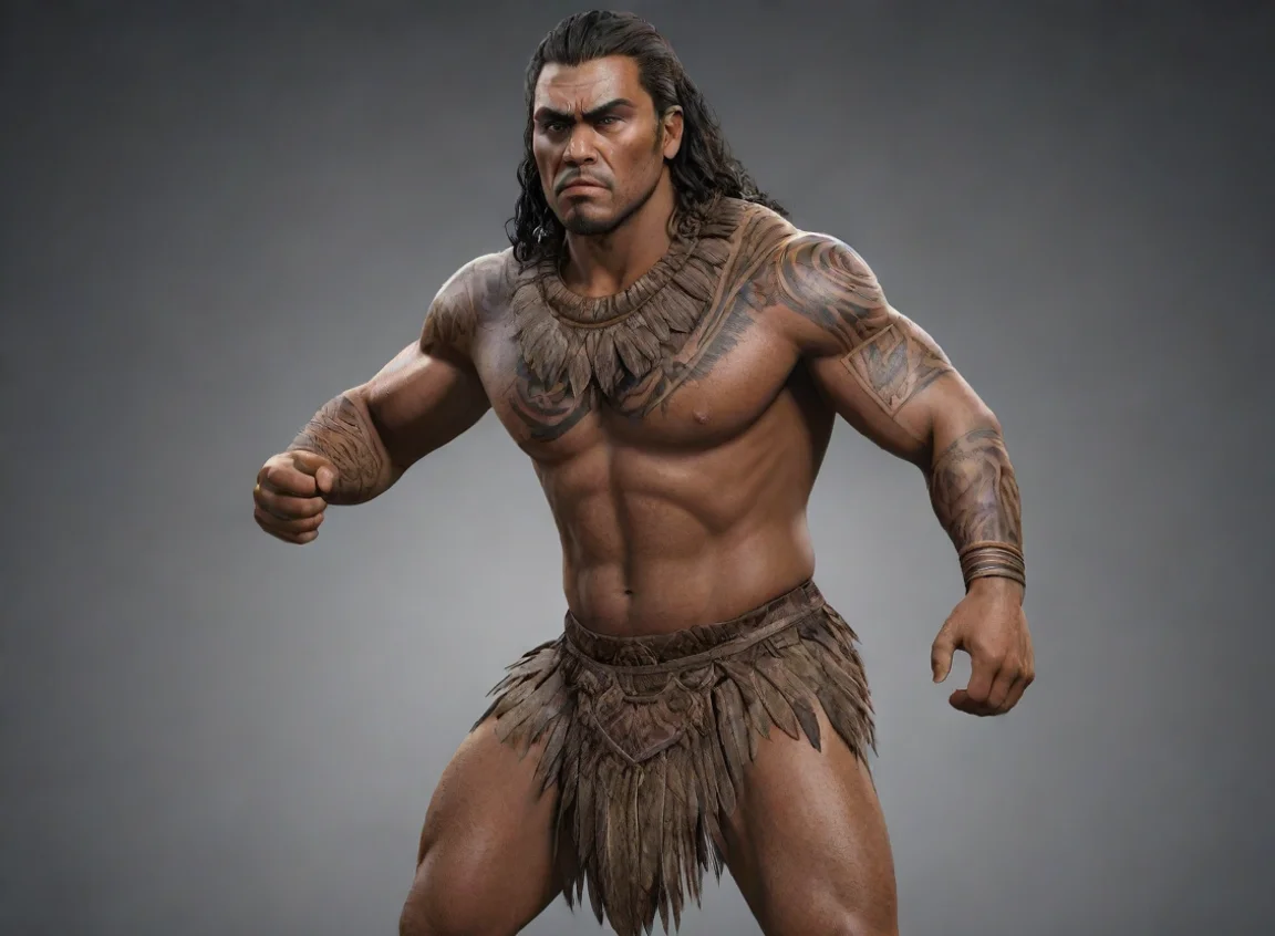 trending epic character strong kind hearted warrior pacific islander new zealand maori wooden spear hd wow realistic  good looking fantastic 1 landscape43