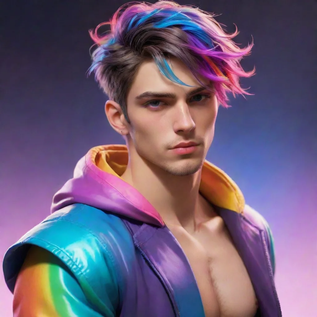 aitrending epic male character super chill cool gorgeous stunning pose realism profile pic colorful clear clarity details hd aesthetic best quality good looking fantastic 1