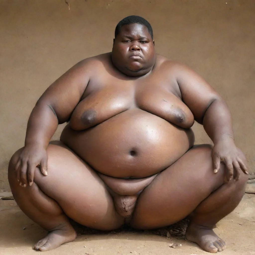 aitrending extremely obese african slave good looking fantastic 1