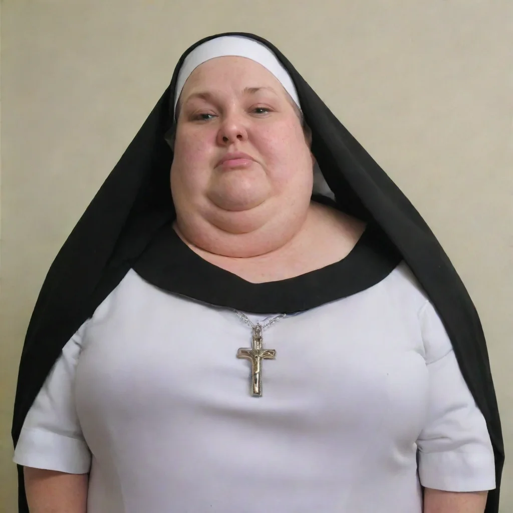 aitrending extremely obese nun good looking fantastic 1