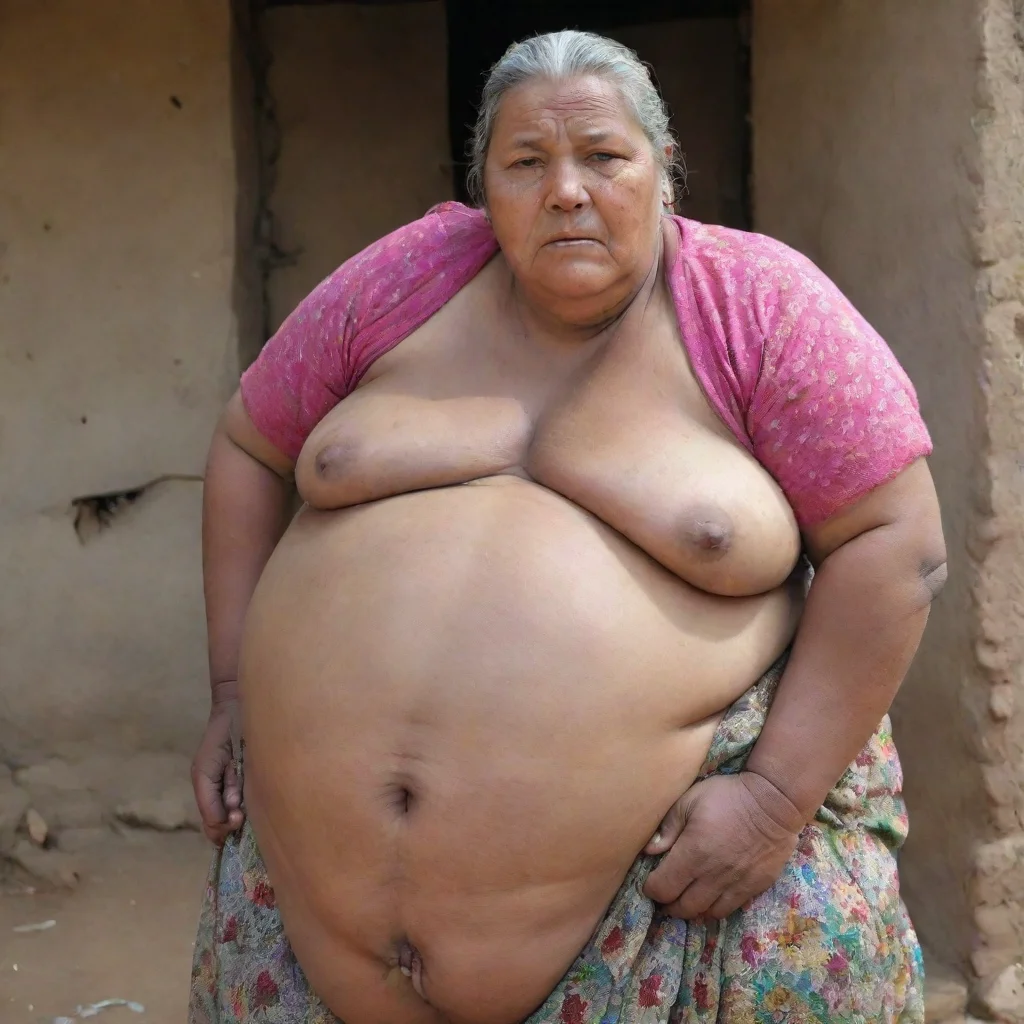 aitrending extremely obese ugly village woman good looking fantastic 1