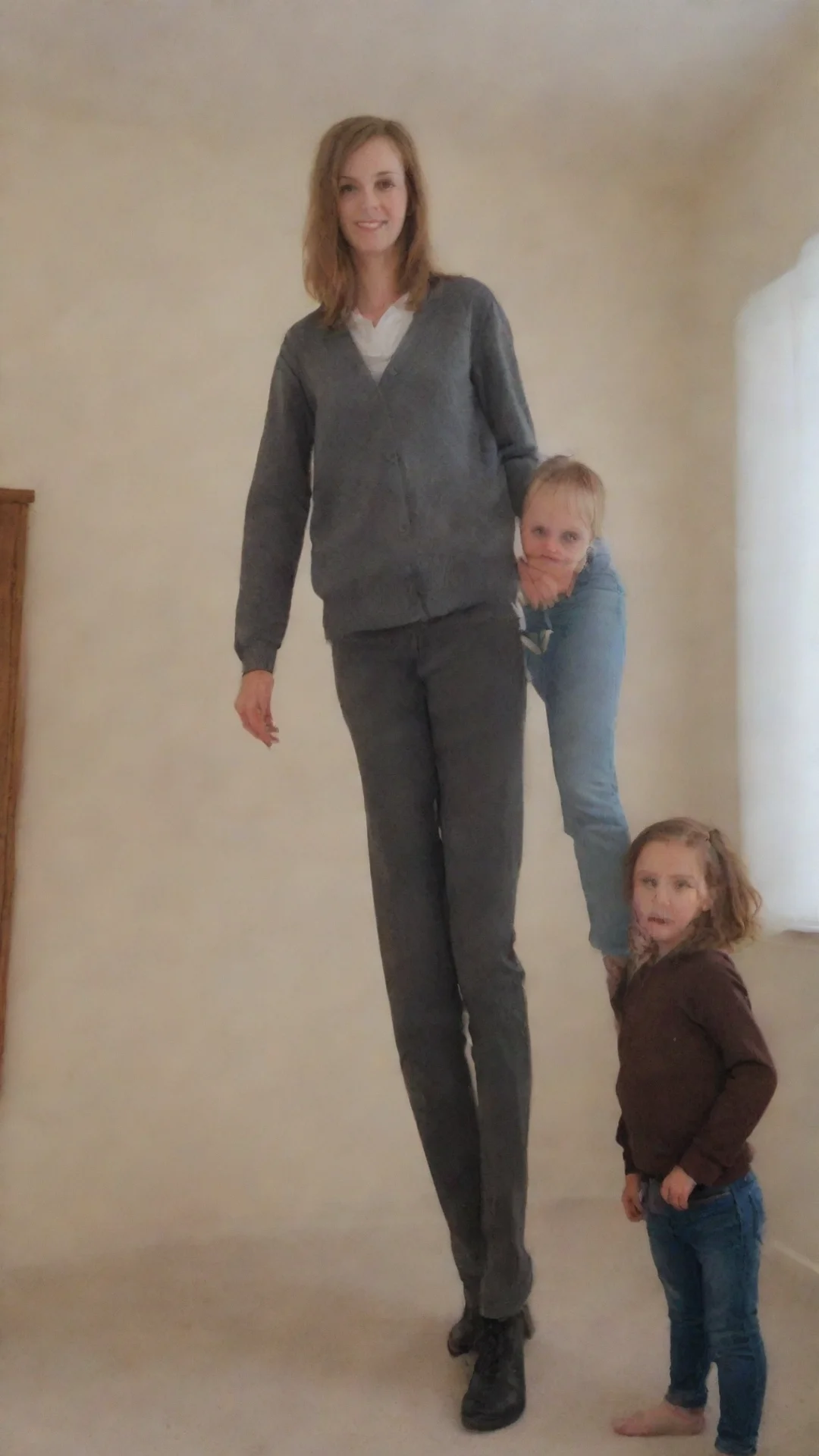 aitrending extremely tall girl towering over her parents good looking fantastic 1 tall