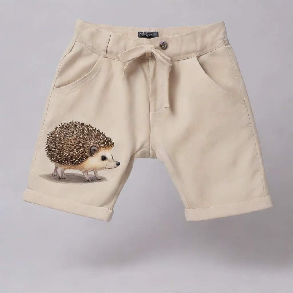 trending female human like hedgehog short trousers good looking fantastic 1