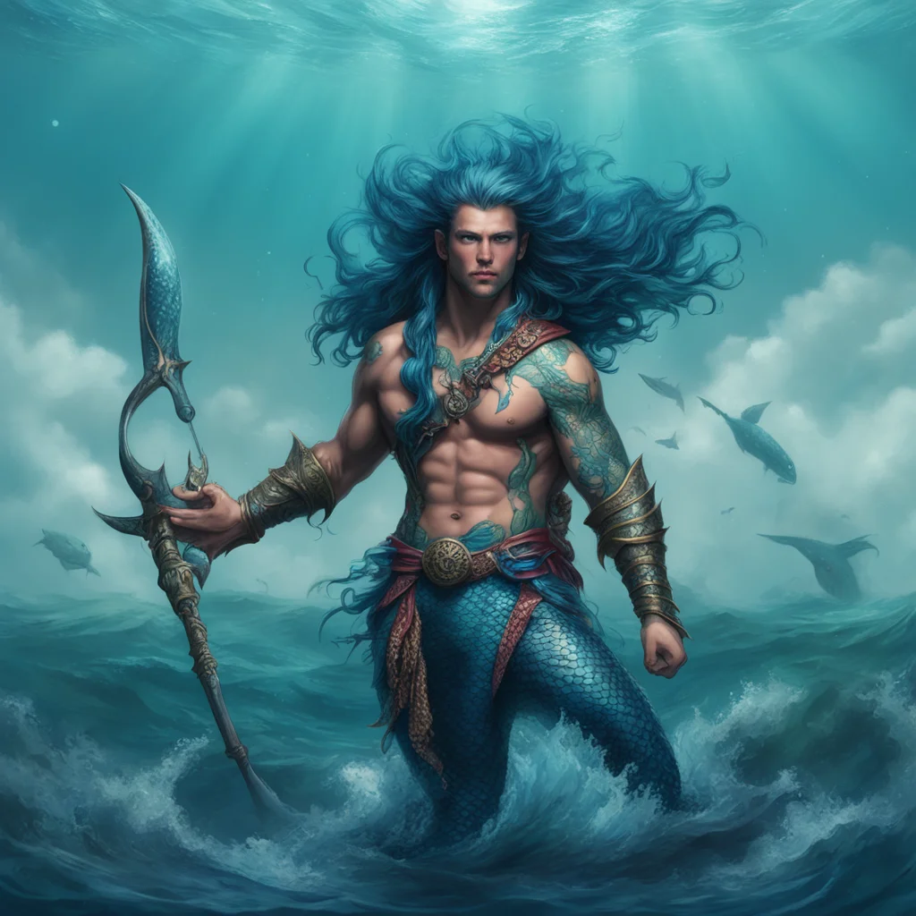 aitrending fishman warrior male mermaid good looking fantastic 1
