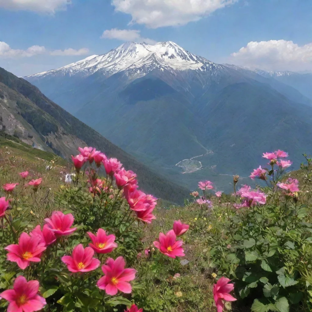 aitrending flowers and mountain good looking fantastic 1