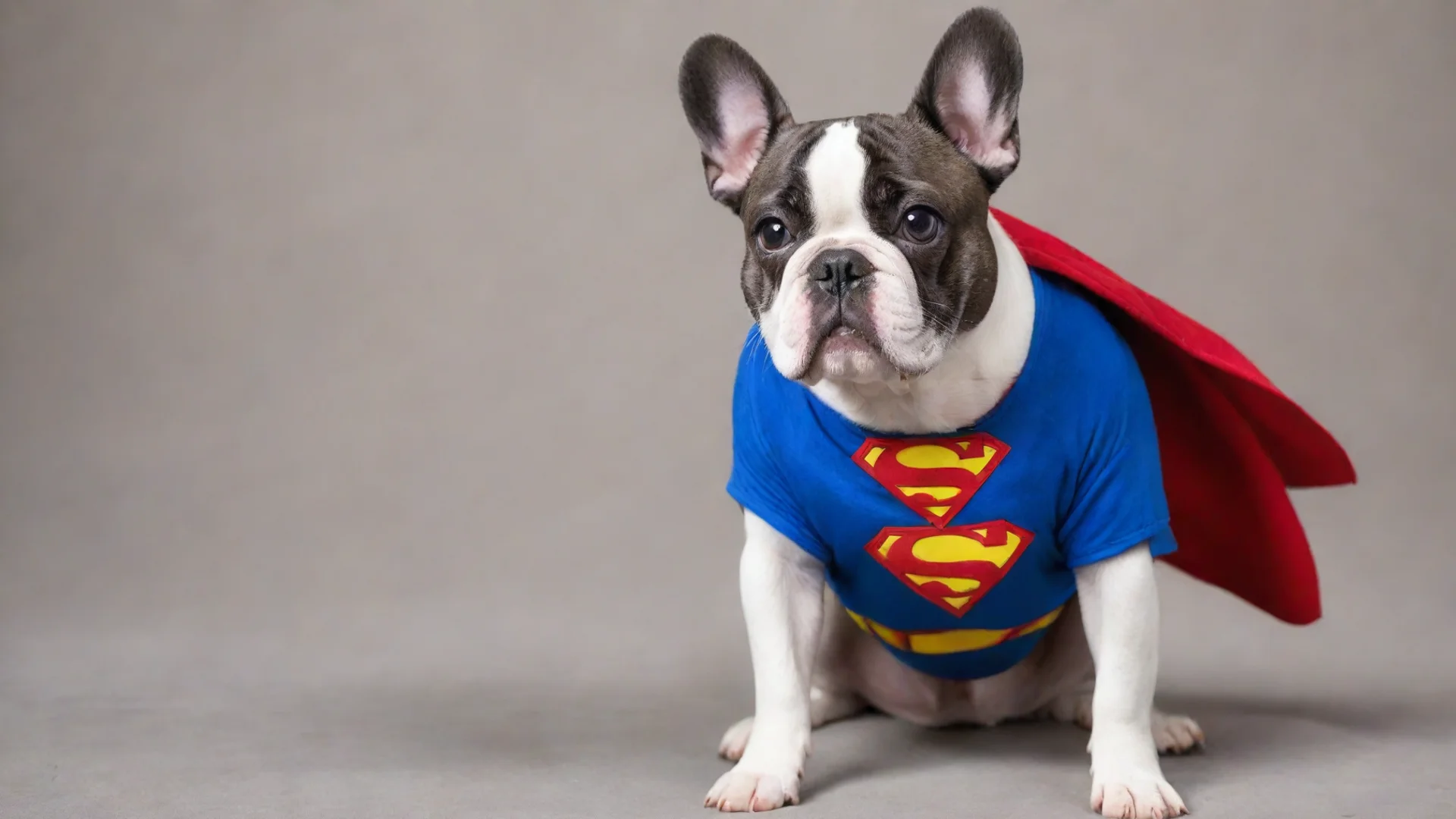 aitrending french bulldog with a superman costume good looking fantastic 1 wide