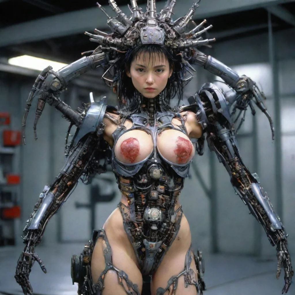 aitrending from movie event horizon 1997 from movie tetsuo 1989 from movie virus 1999 400lb show girls made of machine parts hyper  good looking fantastic 1