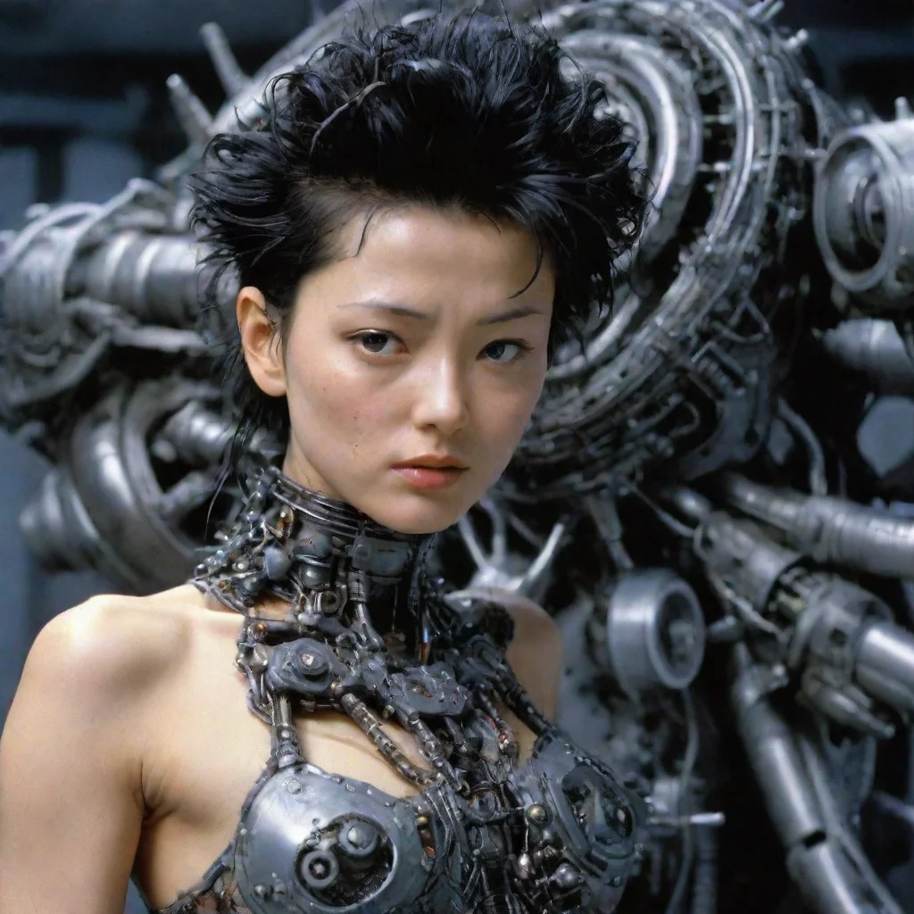 aitrending from movie event horizon 1997 from movie tetsuo 1989 from movie virus 1999 women made of machine parts hyper good looking fantastic 1