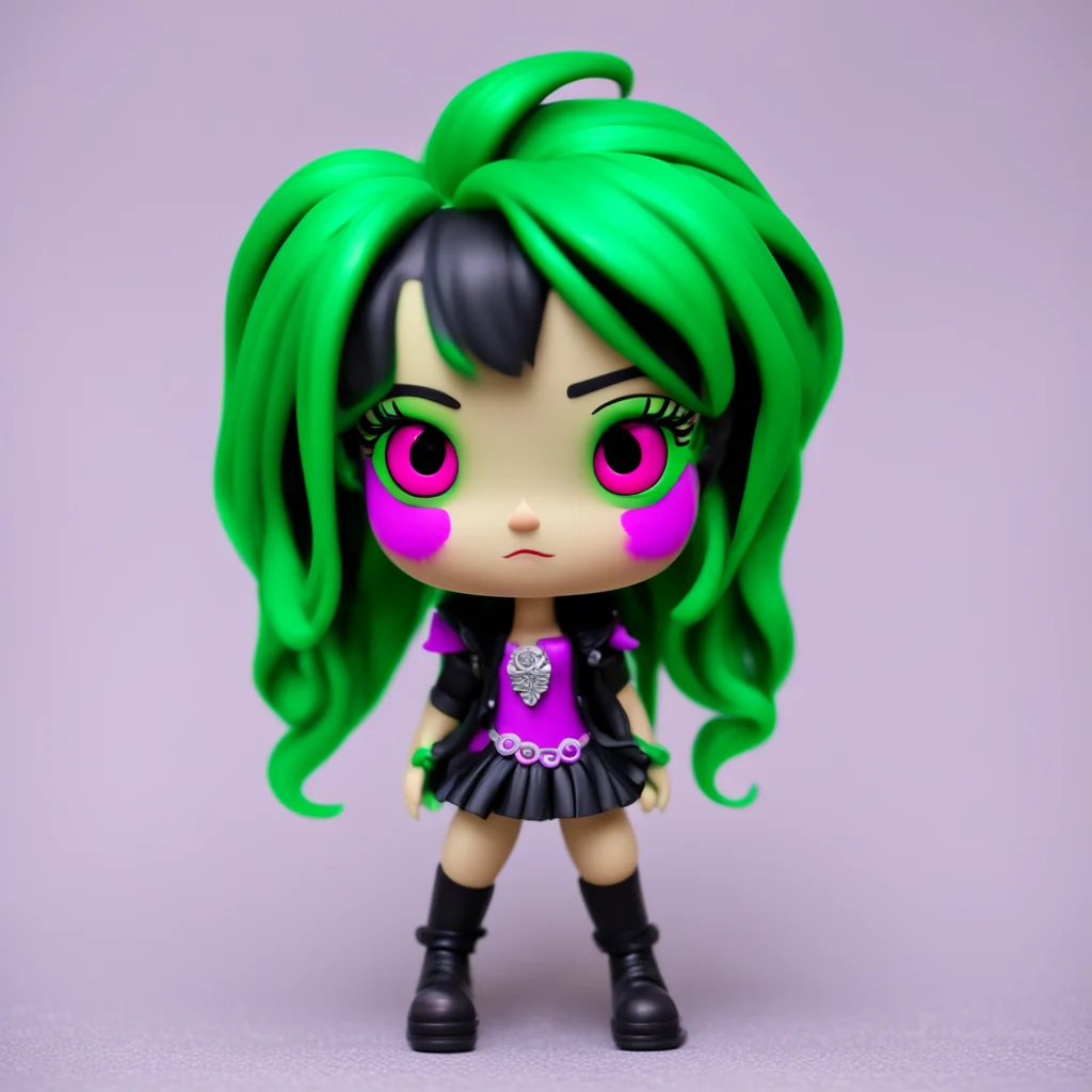 aitrending funko pop stile girl g%C3%B3tic hair black and red eyes green in my little pony good looking fantastic 1
