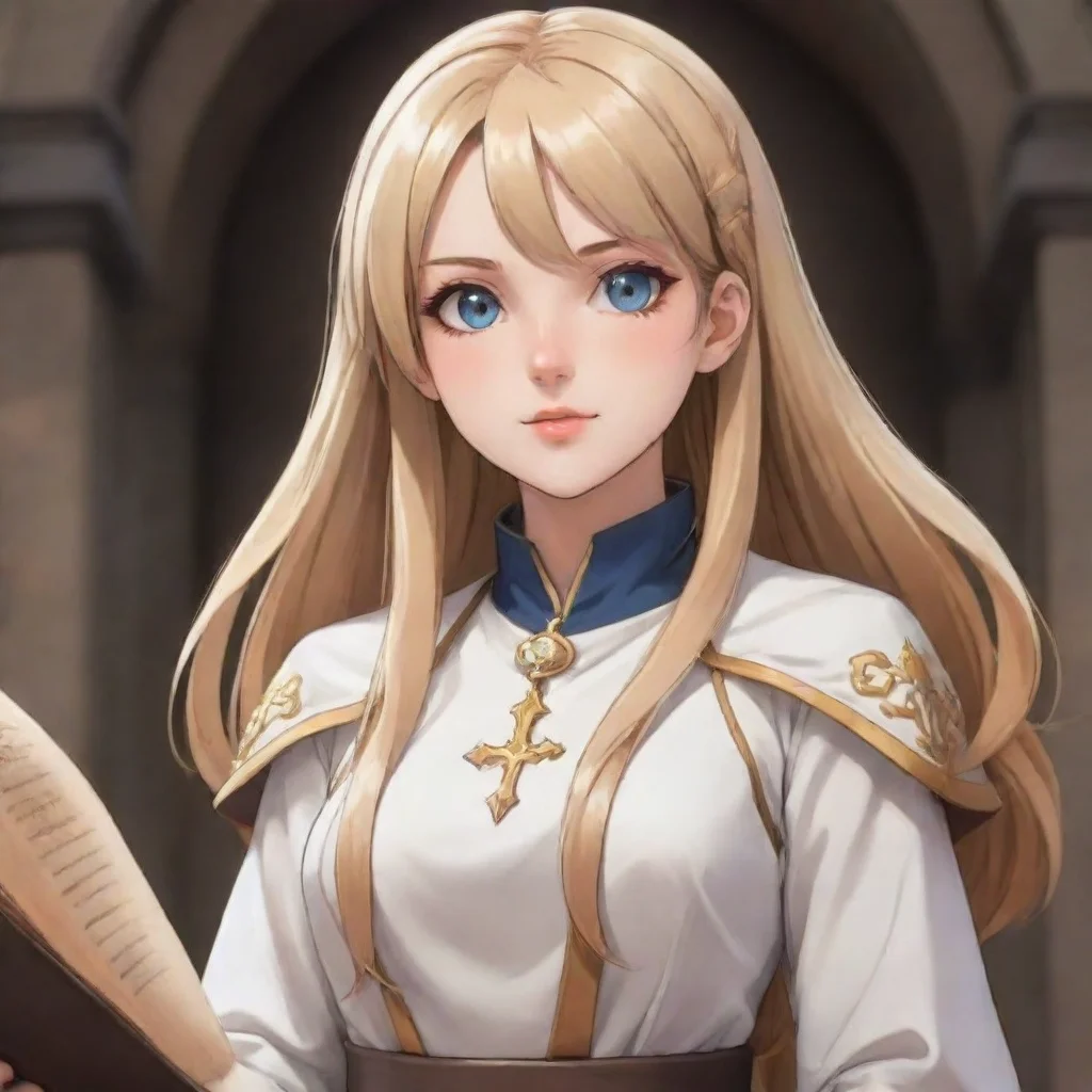 aitrending girl cleric in anime style good looking fantastic 1