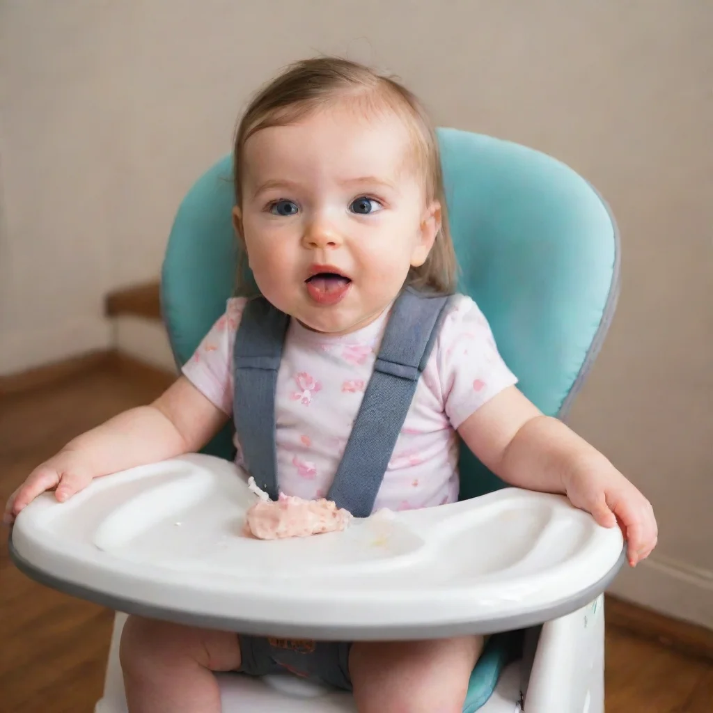 trending girl in high chair is fed like a baby good looking fantastic 1