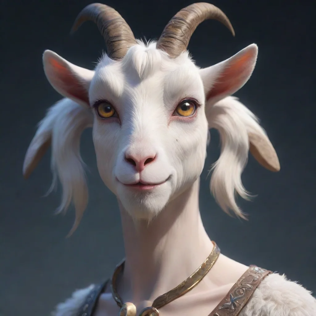 aitrending goat character fantasy style anime goat cool chill character hd beauty grace honor strong character portrait artstation aesthetic good looking fantastic 1