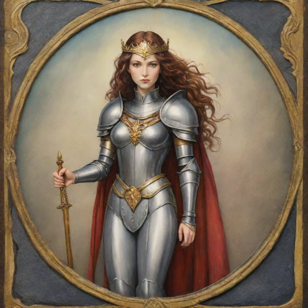 aitrending goddesses game card for a tarot style game%2C card is about the knight archetype%2C card game for women%2C only symbols instead of people in the image good looking fantastic 1