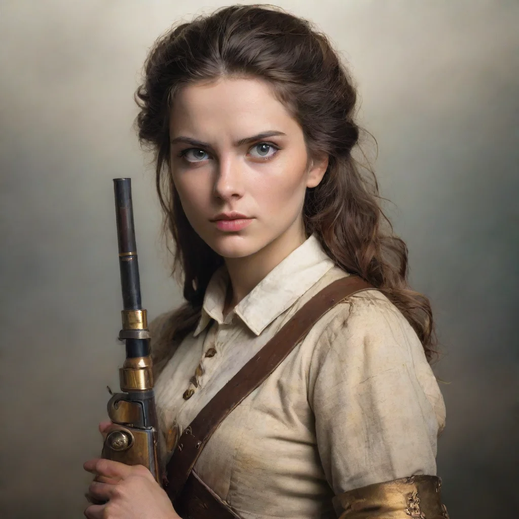 aitrending golden eyed woman with musket good looking fantastic 1