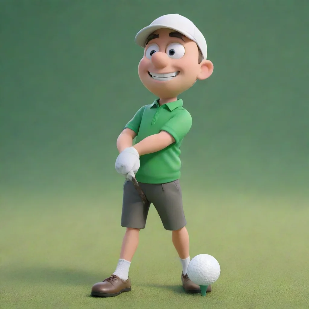 aitrending golf character good looking fantastic 1