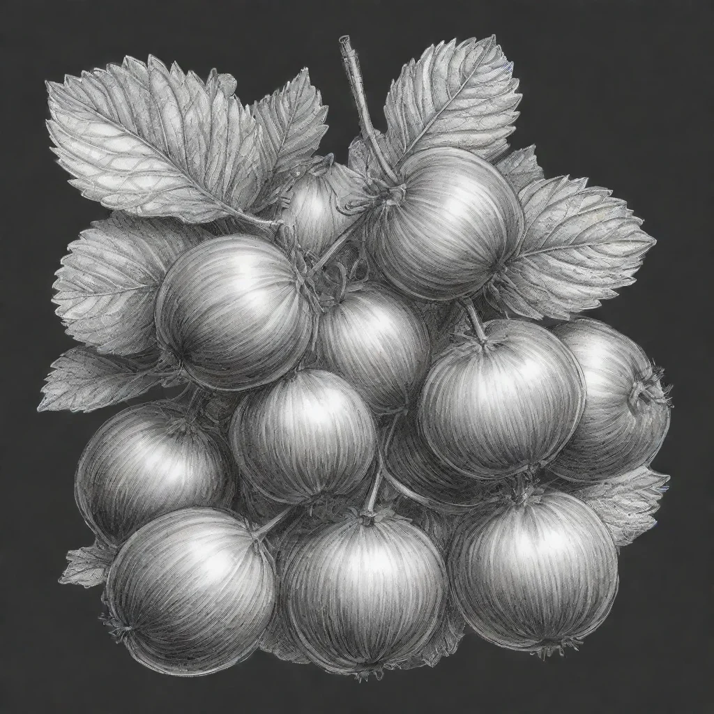 aitrending gooseberry black and white fine line drawing good looking fantastic 1
