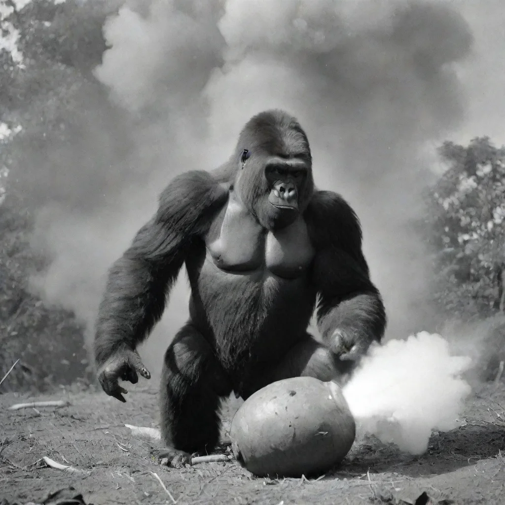 aitrending gorilla detoning a bomb in ww2 good looking fantastic 1