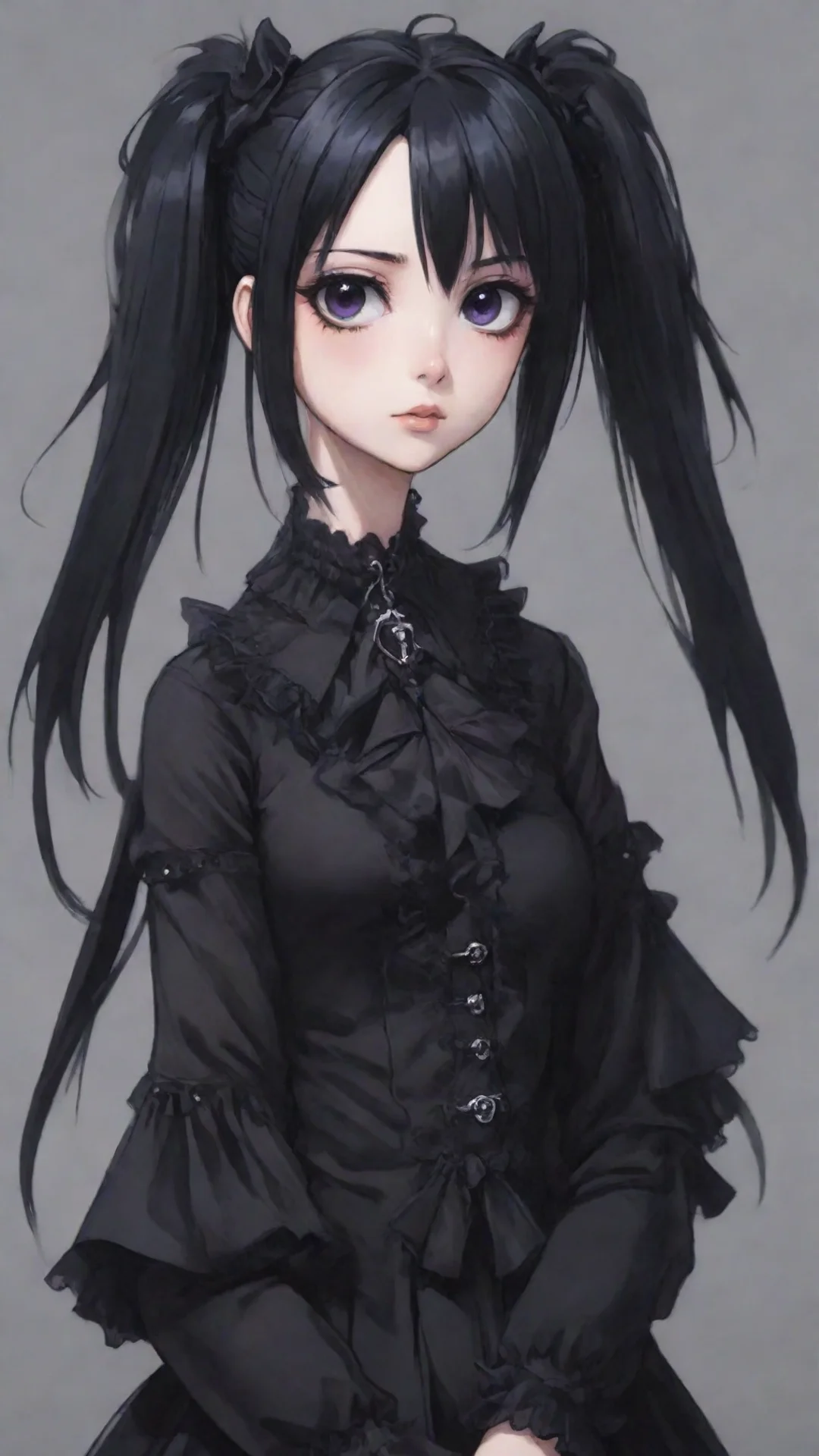 aitrending goth anime girl good looking fantastic 1 tall