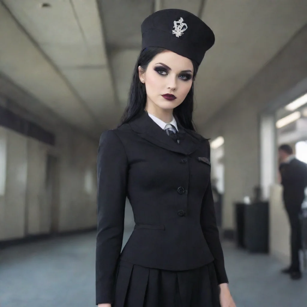 aitrending gothic stewardess good looking fantastic 1