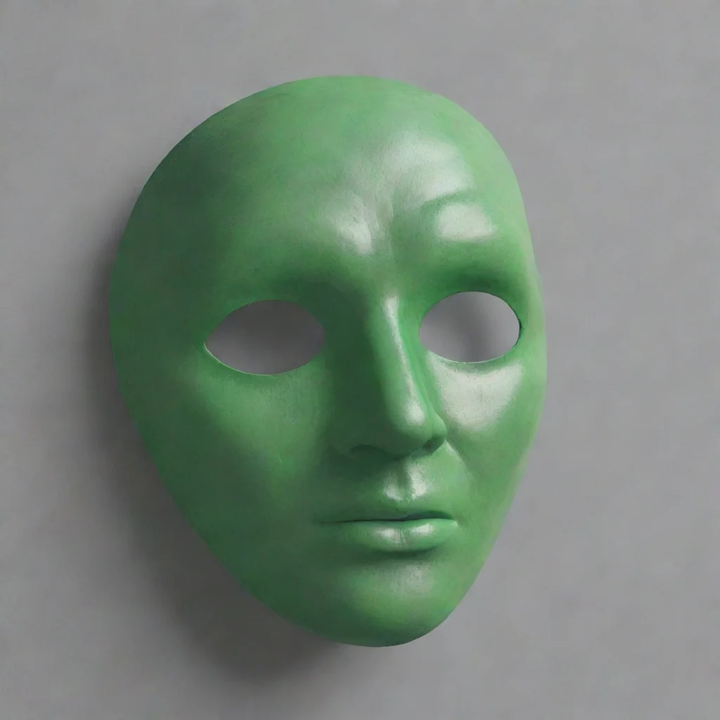 aitrending green mask good looking fantastic 1