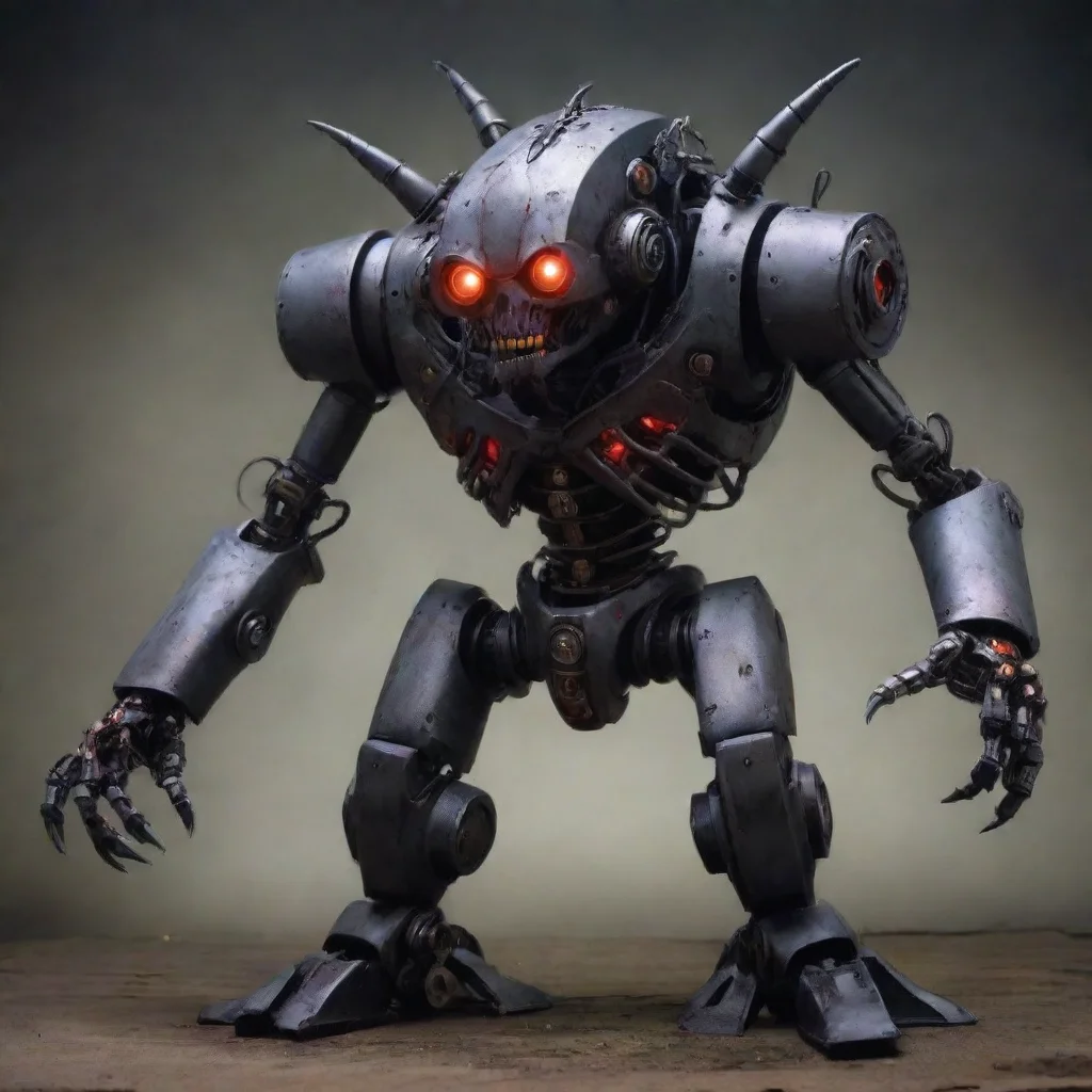 aitrending grimdark demon possession of evil robot good looking fantastic 1