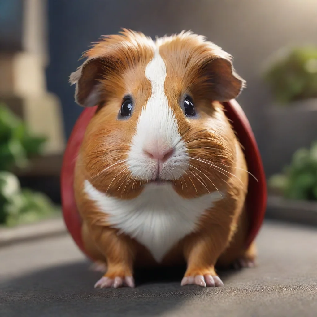trending guinea pig super hero photorealistic 4k good looking fantastic 1