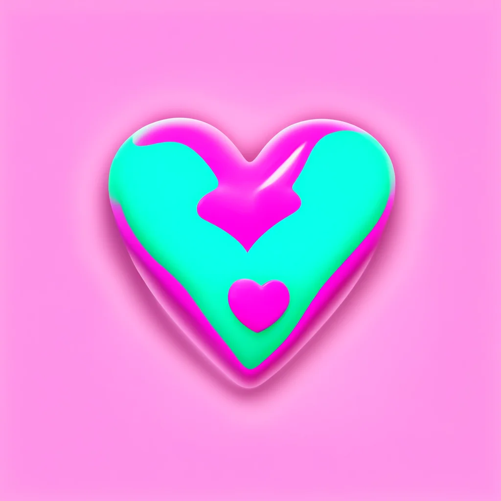 aitrending heart emote babyblue and pink good looking fantastic 1