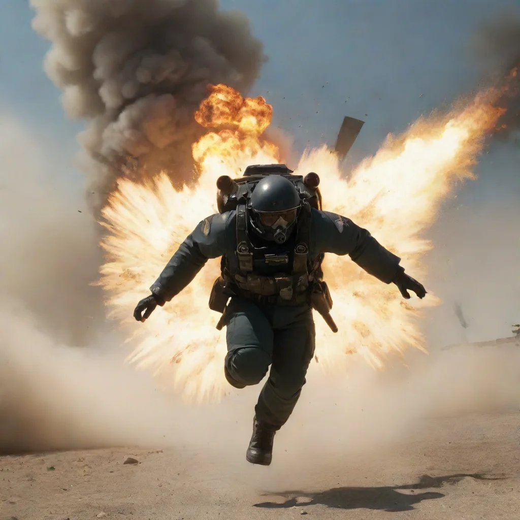 aitrending helldiver running with explosions good looking fantastic 1