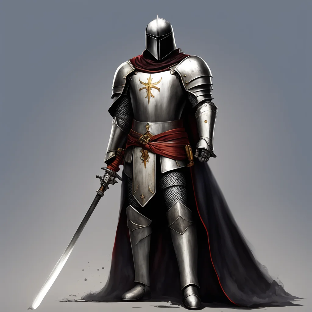 aitrending heroic templar knight holding a sword good looking fantastic 1