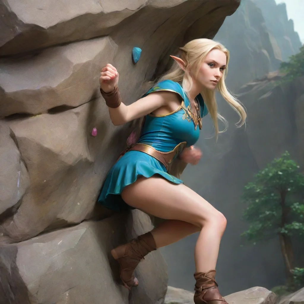 aitrending high elf princess bouldering good looking fantastic 1