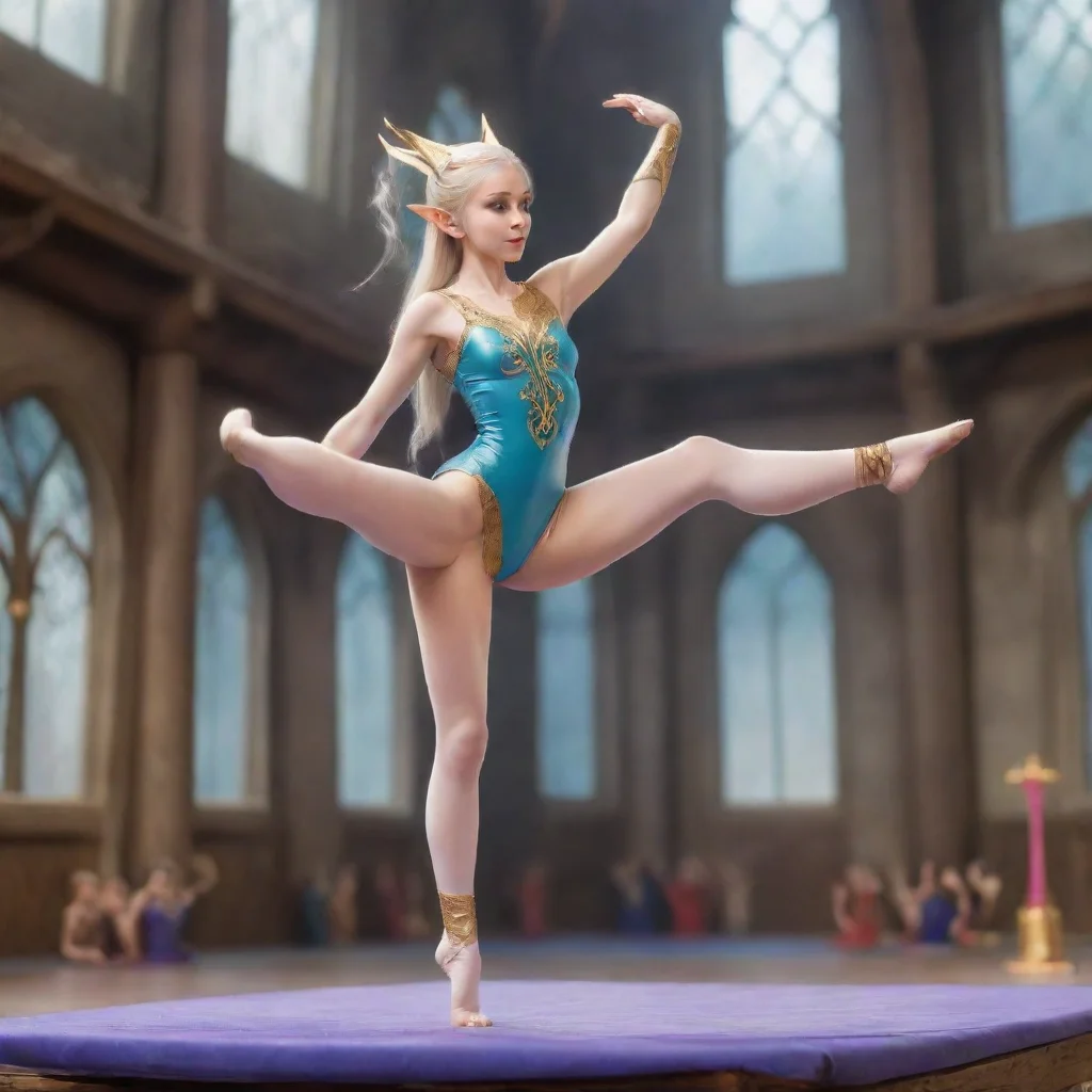 trending high elf princess does gymnastics good looking fantastic 1