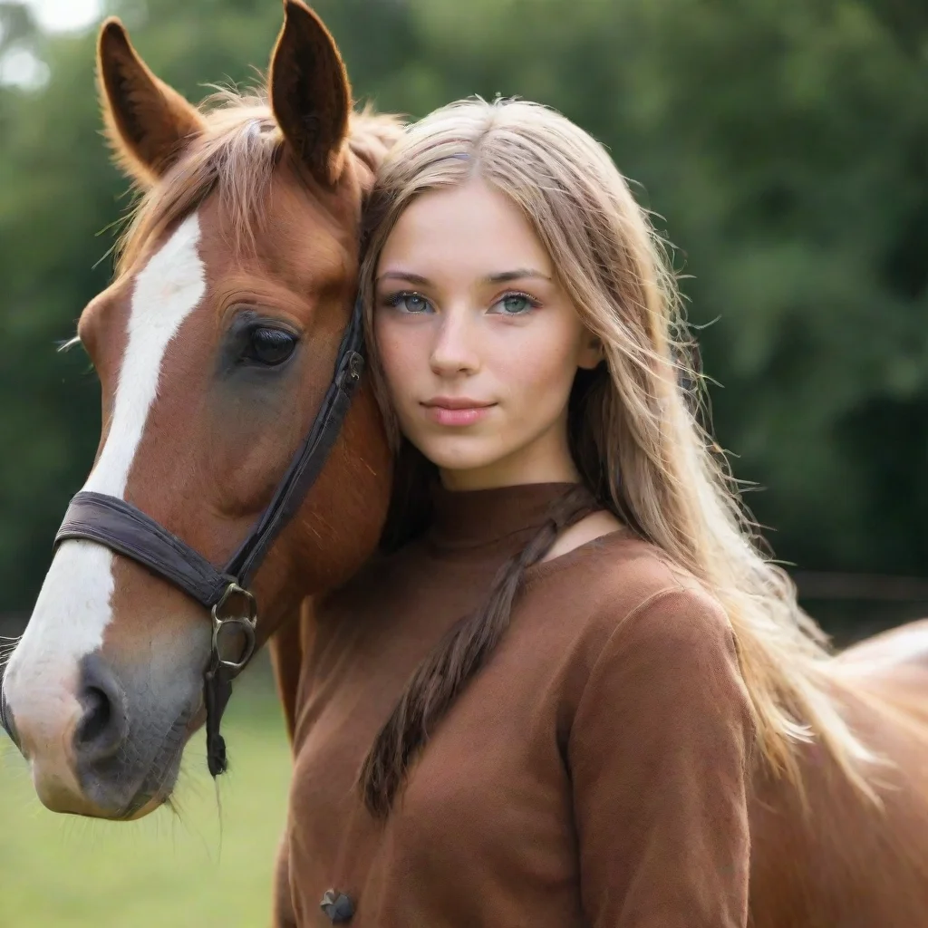 aitrending horse girl good looking fantastic 1