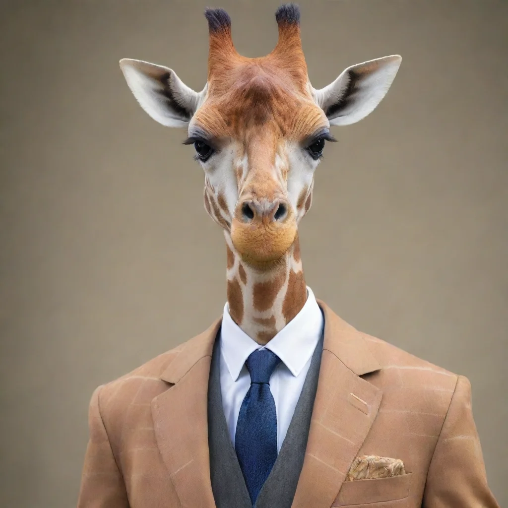 aitrending how does a giraffe look like when it wears a suit%3F good looking fantastic 1