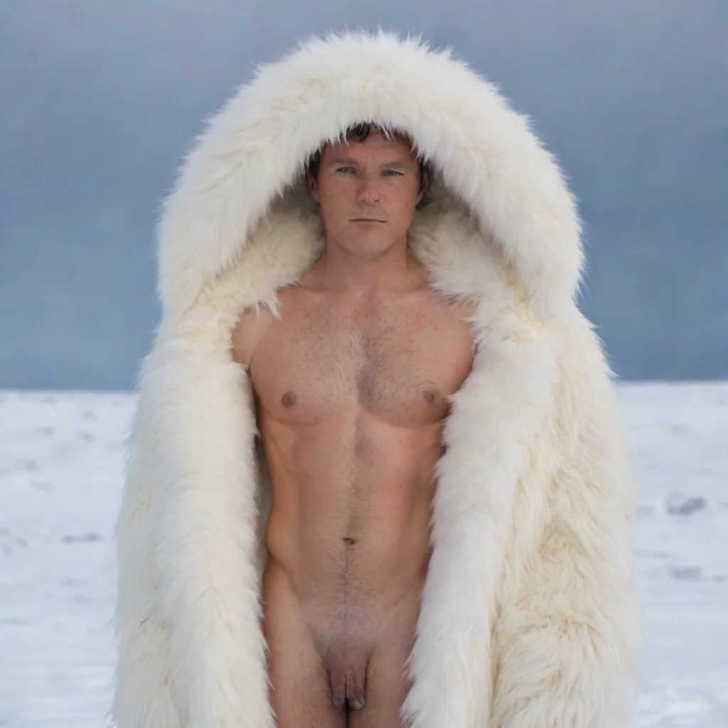 aitrending human male covered in arctic fur good looking fantastic 1
