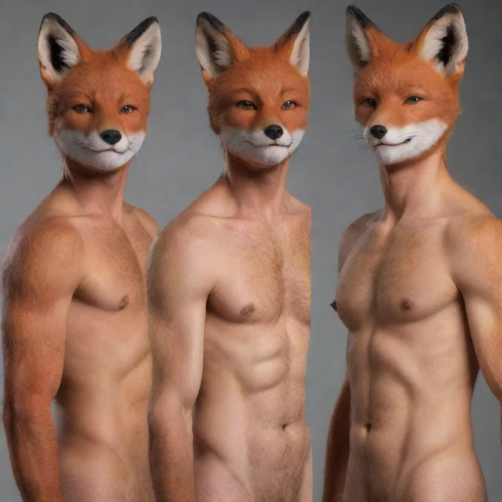 aitrending human male turning into a realistic red fox good looking fantastic 1