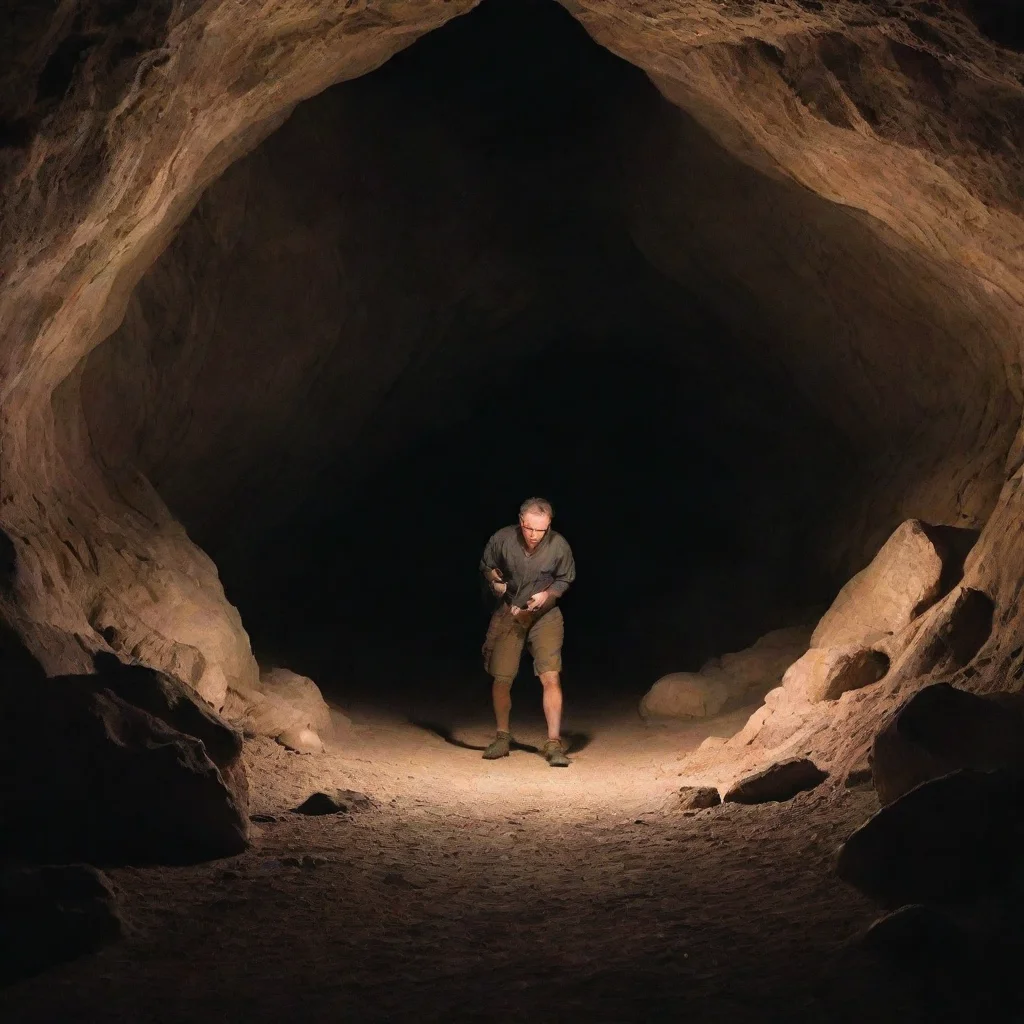 aitrending image of a man in a cave good looking fantastic 1