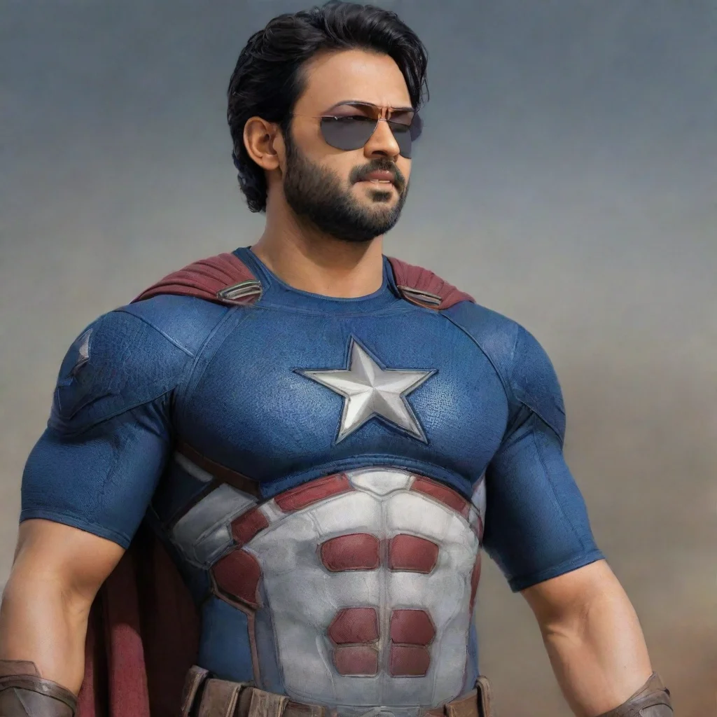 aitrending imagine prabhas as captain america good looking fantastic 1