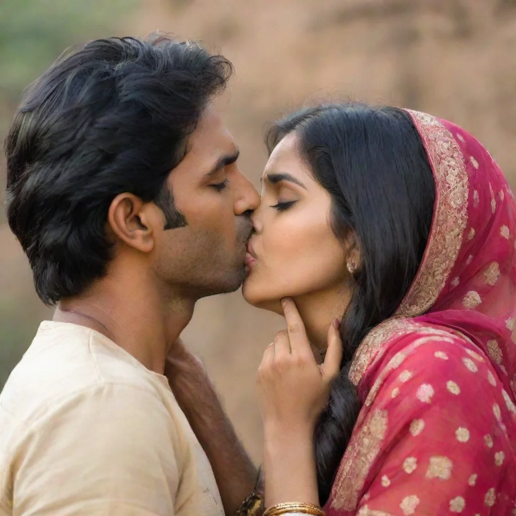 aitrending indian man and woman kissing good looking fantastic 1