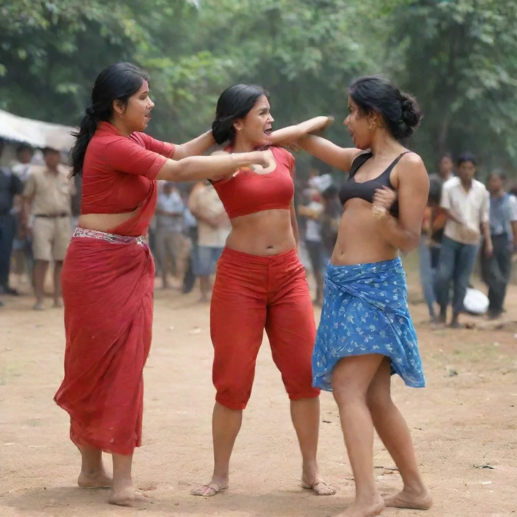 aitrending indian women catfight  good looking fantastic 1