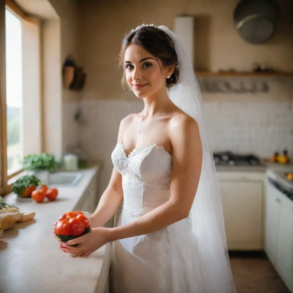 aitrending italian bride in the kitchen  good looking fantastic 1