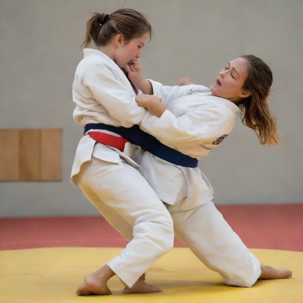 aitrending judo girl fight good looking fantastic 1