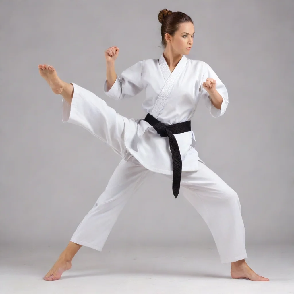 aitrending karate female good looking fantastic 1