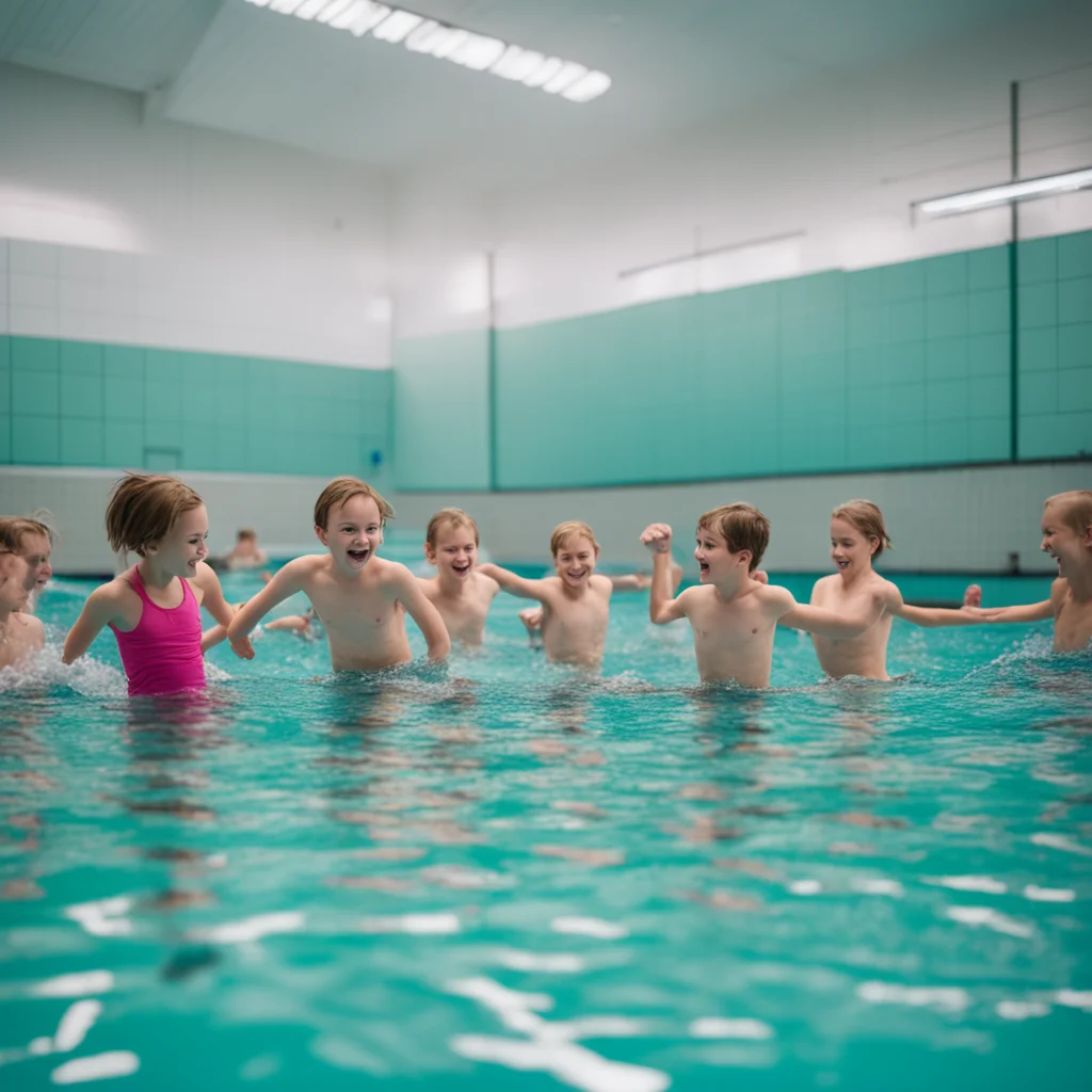 aitrending kids training swimming in valkeakoski swimming hall and having fun good looking fantastic 1