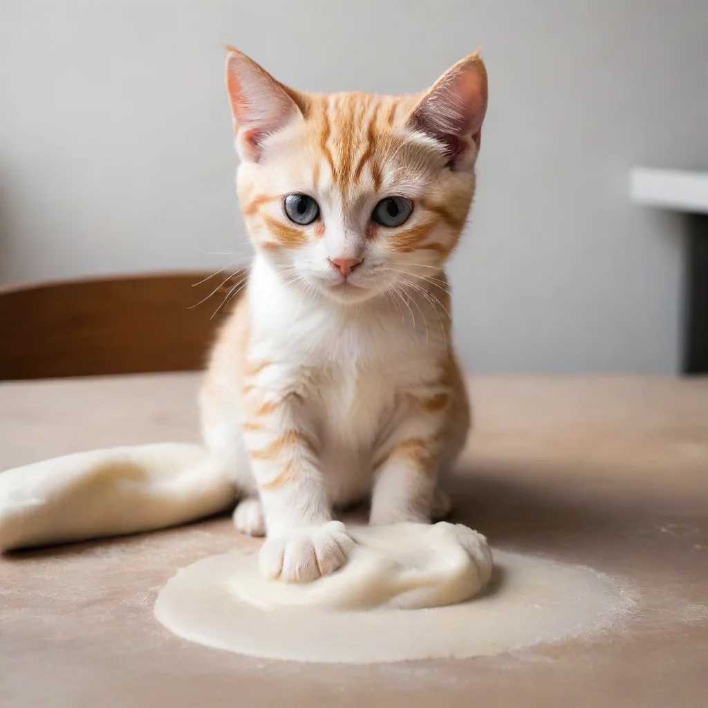 aitrending kitty cat kneading dough good looking fantastic 1