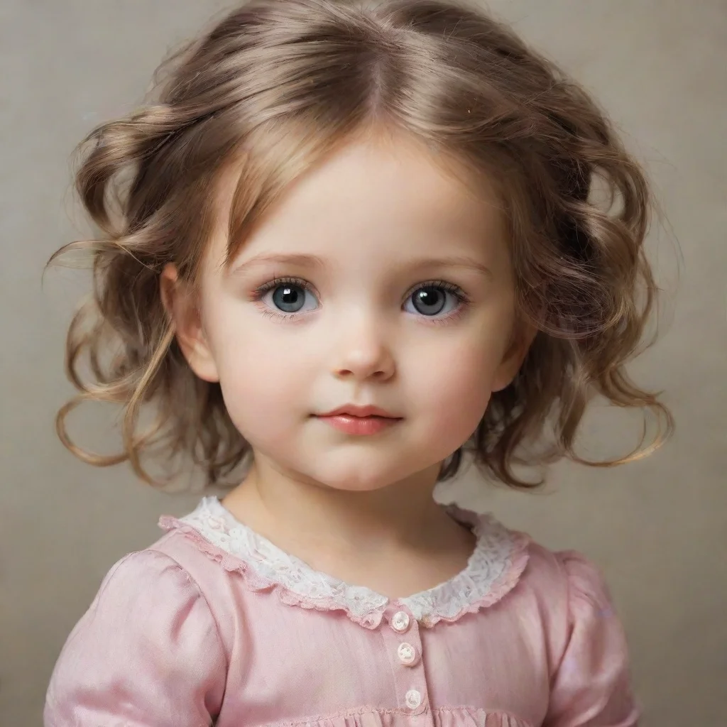 aitrending little girl good looking fantastic 1