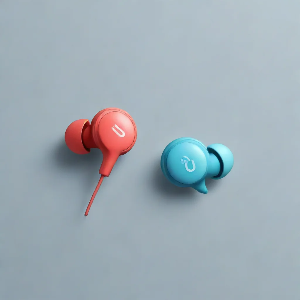 aitrending logo earphones minimalistic app duo colors good looking fantastic 1