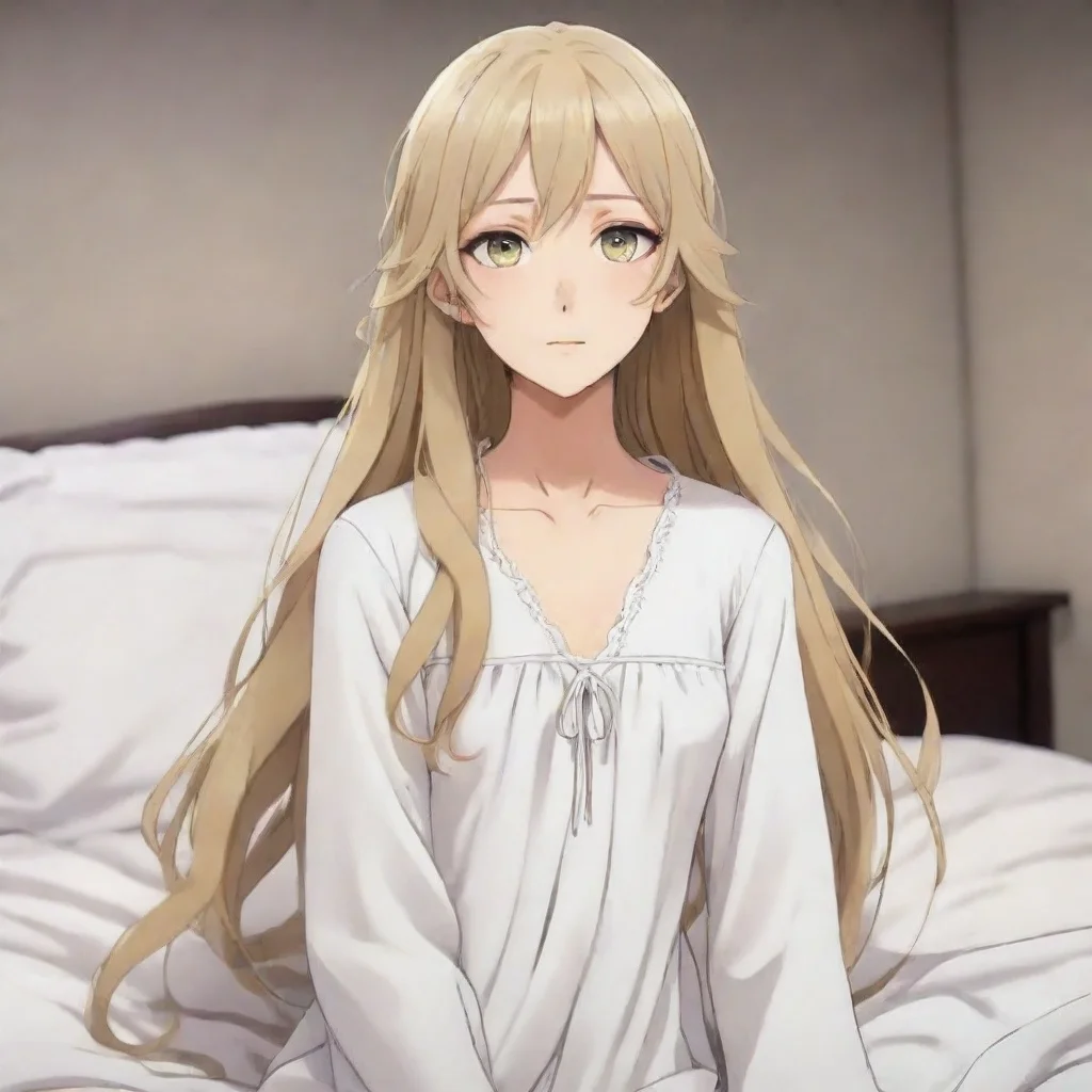 trending long blonde hair and white nightgown in bungou stray dogs style good looking fantastic 1