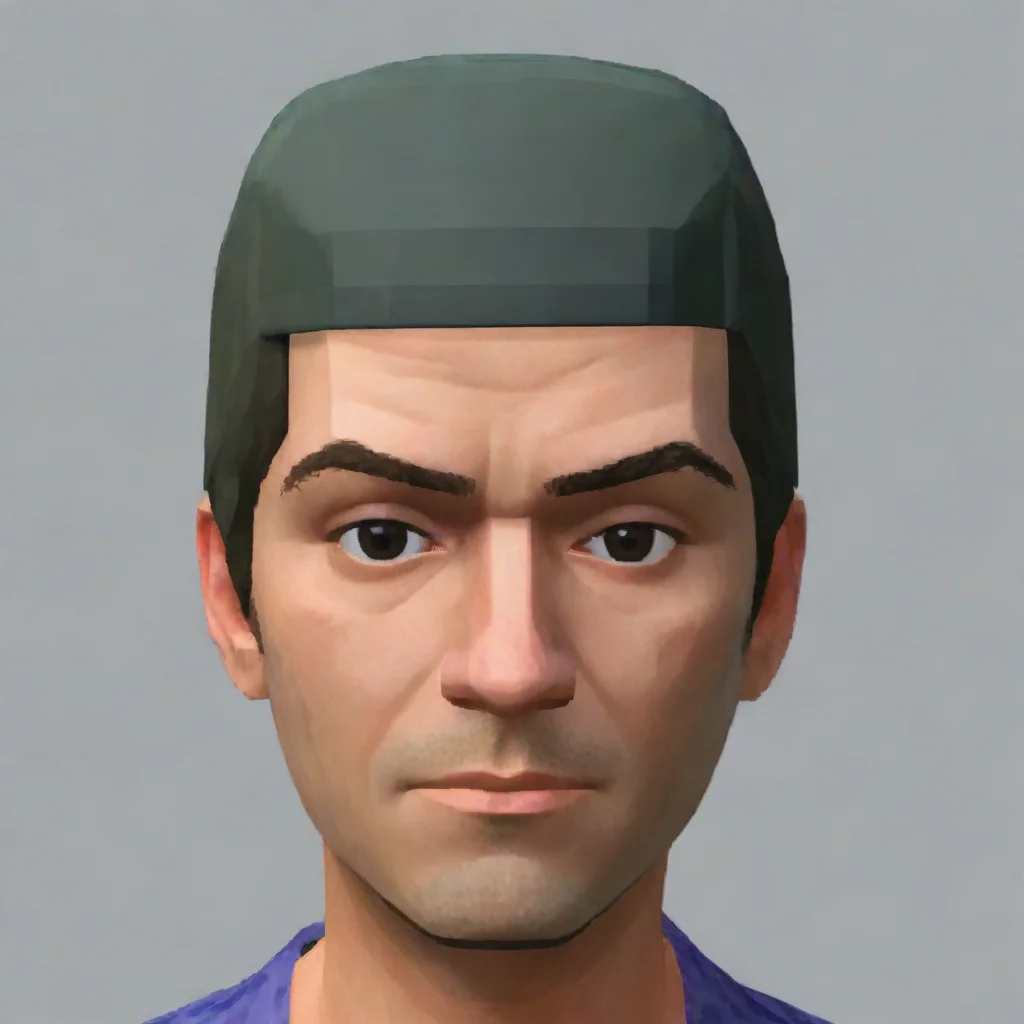 aitrending low poly pixelated of close up of %7Bsubject%29%2C ps2 playstation psx gamecube game gta %2C dear head 3d   style ddchsumanyorl1q good looking fantastic 1