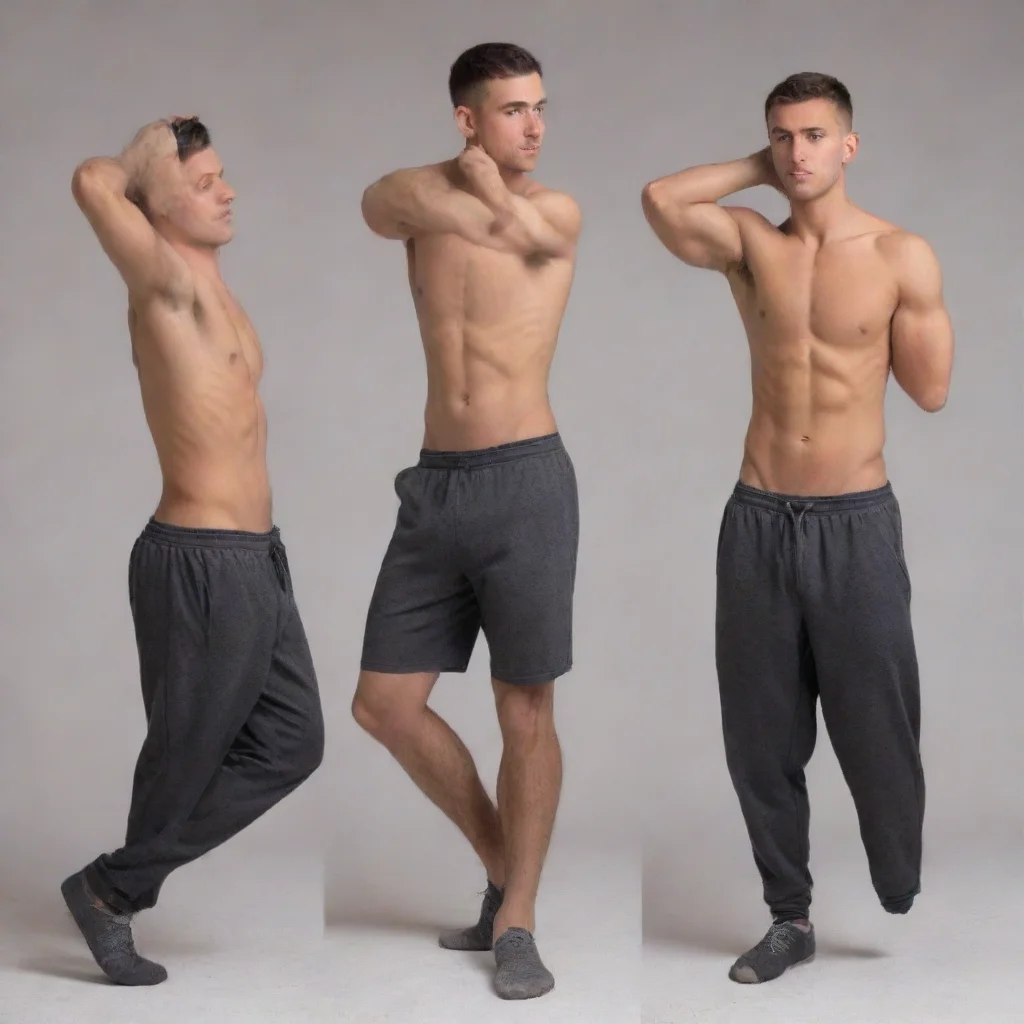 aitrending male pose training good looking fantastic 1